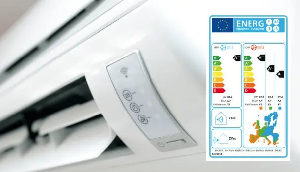 Etiqueta de eficiencia energética para equipos de climatización