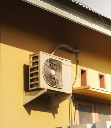 Interior de hogar con climatización
